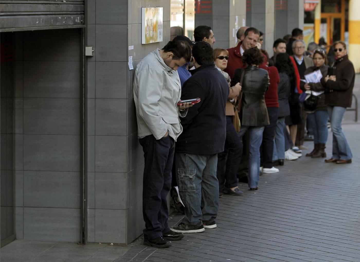 Crisi, disoccupazione record in Spagna