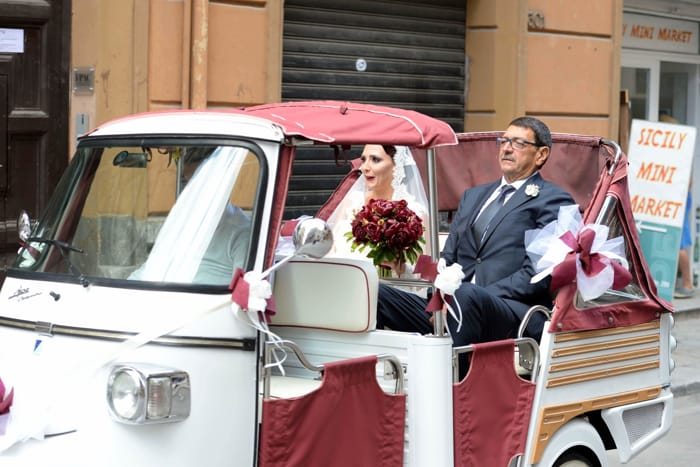 Le nozze di Giuseppe Lupo e Nadia La Malfa